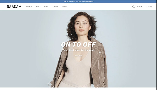 shopify store - naadam