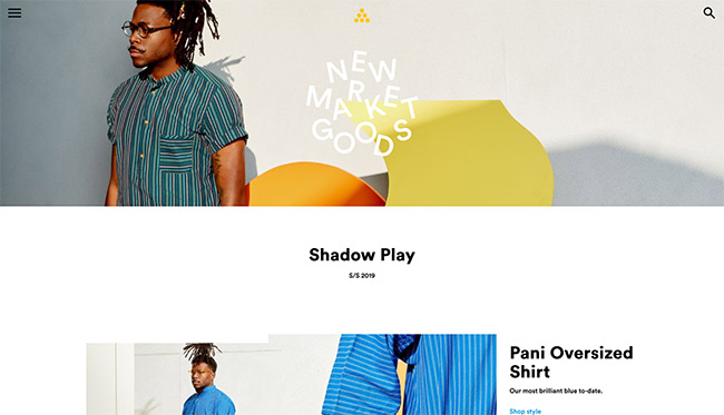 shopify store - New Market Goods
